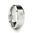 thumbnail image 1 of Waterford Beveled Diamond Tungsten Wedding Band, 1 of 1