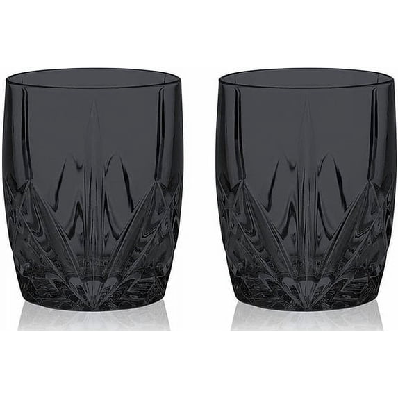 Waterford Brookside 12-Ounce - Full Double Old Fashion Glasses - Set of 2