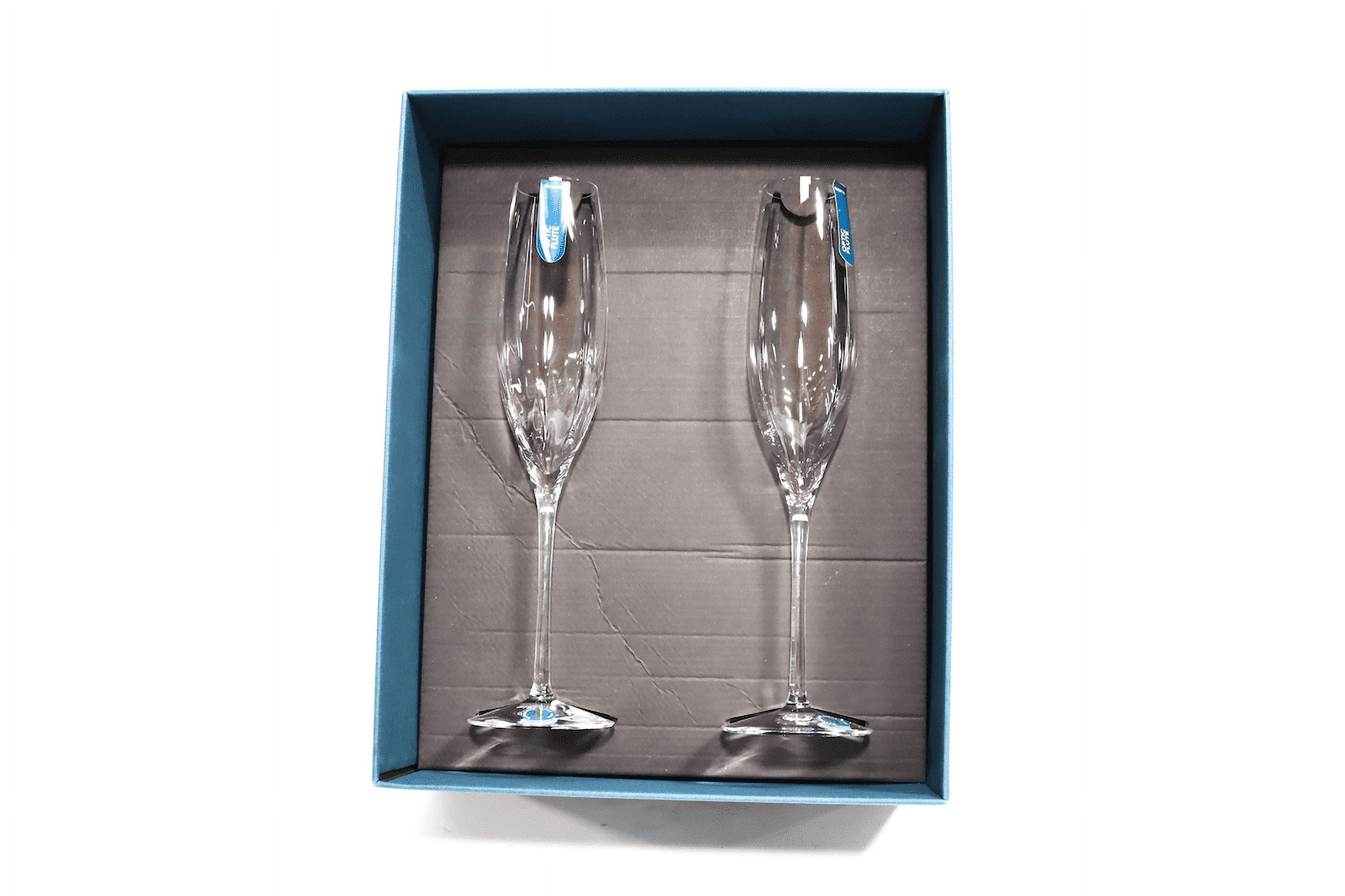 Waterford Elegance Optic Classic Champagne Flute Set of 2