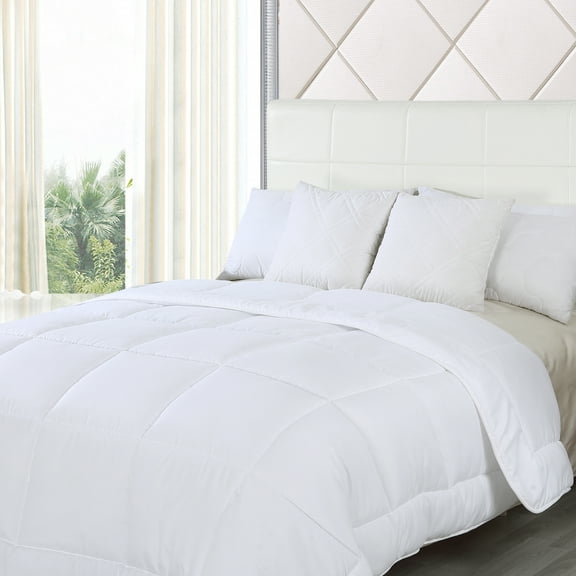 Waterford Home Goose Down Alternative Comforter - 4 Colors - White - Twin