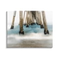 thumbnail image 1 of Waterfront Pier Splashing Sea Waves Coastal Graphic Art Gallery Wrapped Canvas Print Wall Art, 1 of 7