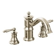 thumbnail image 1 of Waterhill Polished Nickel Two-handle Roman Tub Faucet, 1 of 2