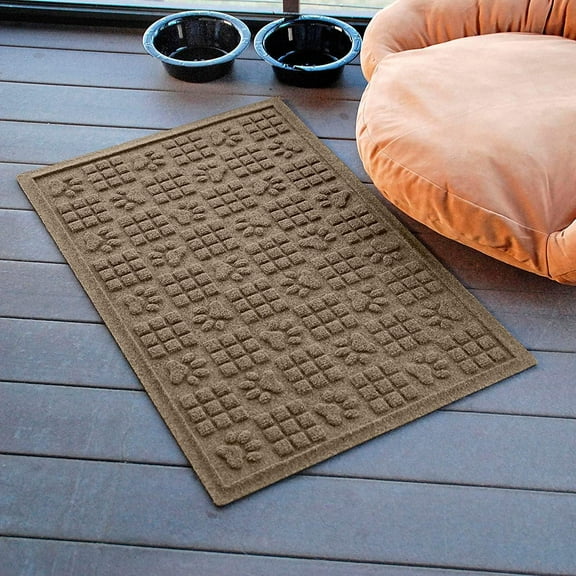 Waterhog Door Mat, 2' x 3', Khaki/Camel