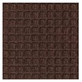 Waterhog Fashion Smooth Back Dark Brown 4' x 8' Drainable Entrance Mats