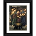thumbnail image 1 of Waterhouse, John William 14x18 Black Ornate Wood Framed with Double Matting Museum Art Print Titled - Danaides, 1 of 4