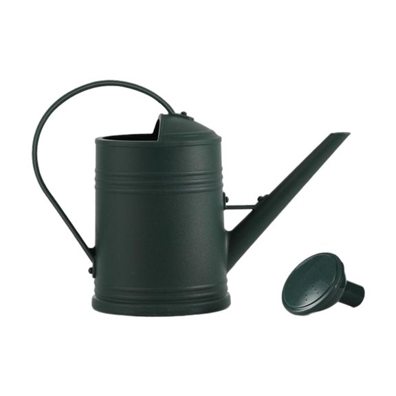 Watering Bottles Long Mouth Garden Tools Jar for Yard Flowerpots Patio Portable Watering Kettle Outdoor Curved Handle - DARK GREEN