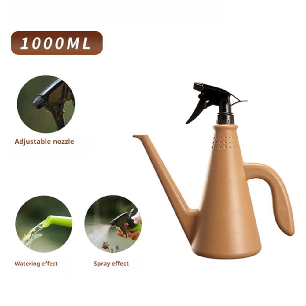 Watering Can, 11.51 x 10.72 in, Dual-Use Shower & Stream Spout, Ergonomic Handle for Indoor Plants and Garden Beds