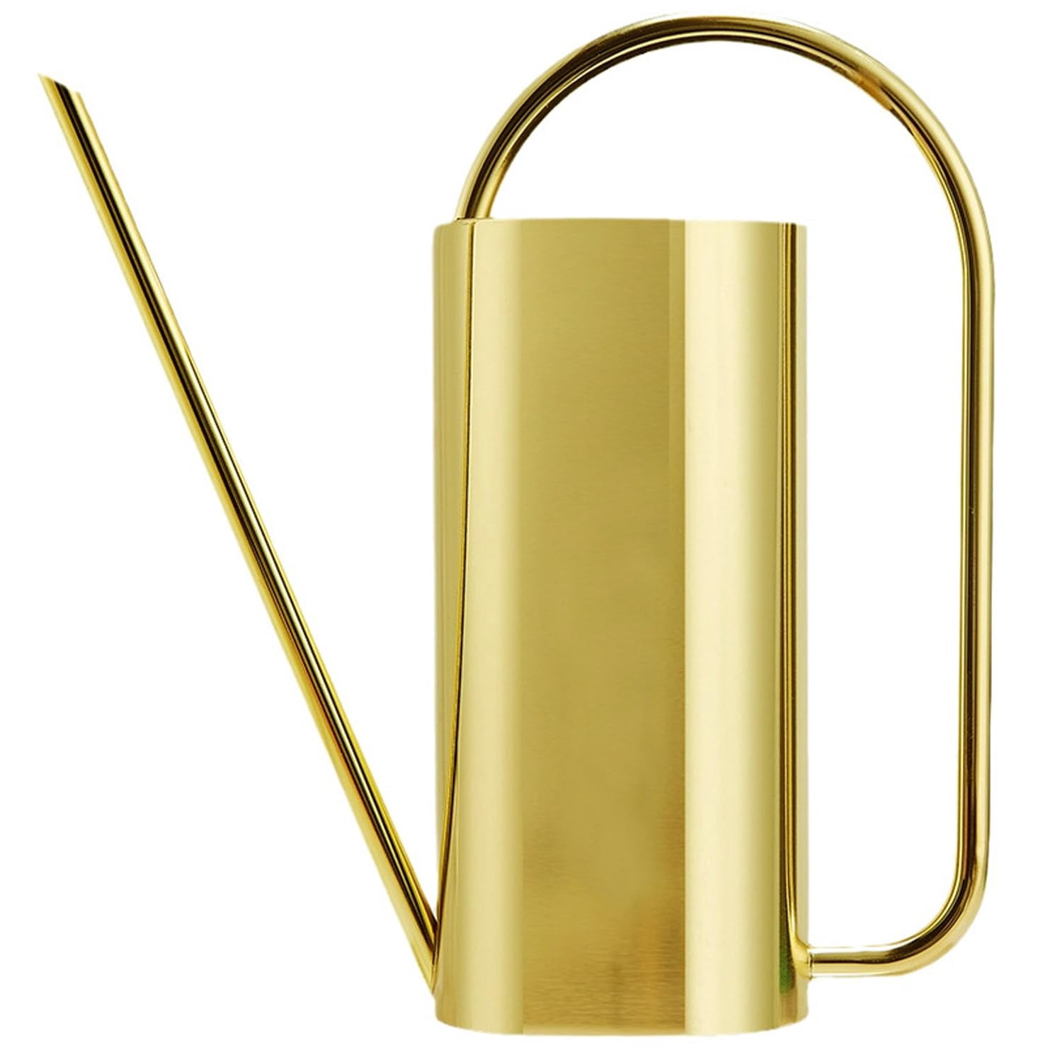 Watering Can, 50 oz/1.5L Stainless Steel Watering Can Pot with Long Spout, Garden Watering Cans with Comfortable Handle for Indoor House Plants Bonsai Flower Decorative - GOLD