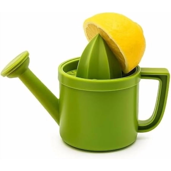 Watering Can Citrus Juicer, Manual Lemon Squeezer with Pour Spout, Compact for Camping