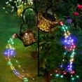 Watering Can with Garden Lights, Solar Waterfall Outdoor Decorative