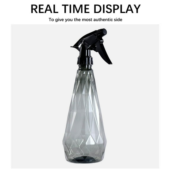 Watering Can, Gardening Sprayer, Adjustable Fine Mist Spray Bottle, Large Capacity 600ml Plastic Manual Pump Portable Household Multipurpose