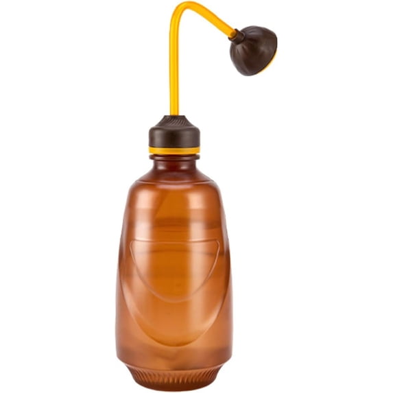 Watering Can Indoor,15oz Small 2-in-1 Watering Cans with Shower Head For Seedlings,Household Tiny Watering Bottle For Small Desk Plants,Flowers and Succulents Plants(9.4x3.1")(Coffee)