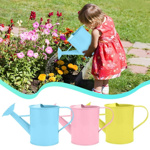 Watering Can for Indoor Plants,600ml Iron Art Garden Watering Can,Lightweight Rustic Sturdy Garden Bucket,Flower Watering Container with Ergonomic Handle for Outdoor & Indoor Plants Garden