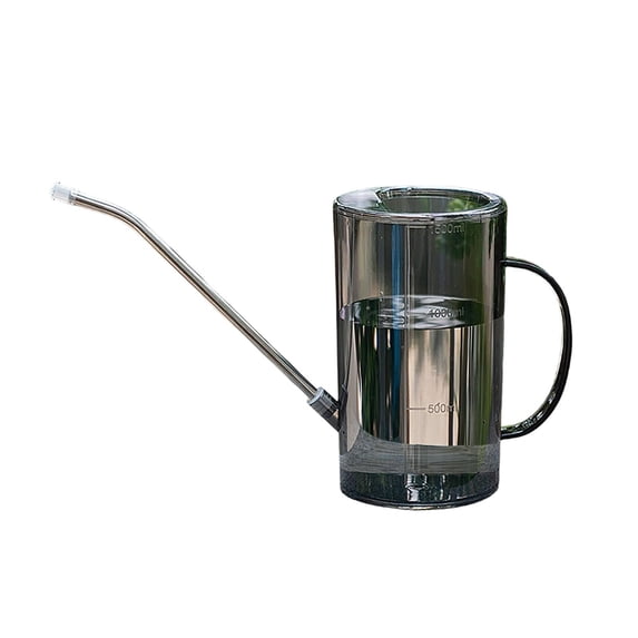 Watering Can Indoor, Plastic Watering Can, 1.5L Capacity, Long Spout, Potted Plant, Plant Care, Garden Tool, Handle, Houseplants, 1 Pc