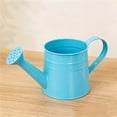 thumbnail image 1 of Watering Can,Plant Watering Can,Watering Can Metal, 1 Gallon Matte Galvanized Metal Watering Can, Vintage Sprinkling Tin Watering Can(Blue), 1 of 7
