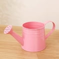 thumbnail image 1 of Watering Can,Plant Watering Can,Watering Can Metal, 1 Gallon Matte Galvanized Metal Watering Can, Vintage Sprinkling Tin Watering Can(Pink), 1 of 7