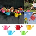 thumbnail image 1 of Watering Can, Small Watering Can, 6X8 In, Bright Blue, Iron Pot, Non-Slip Grip, Decorative Patio Garden, Garden Tool, Water Pot, 1 Pc, 1 of 4