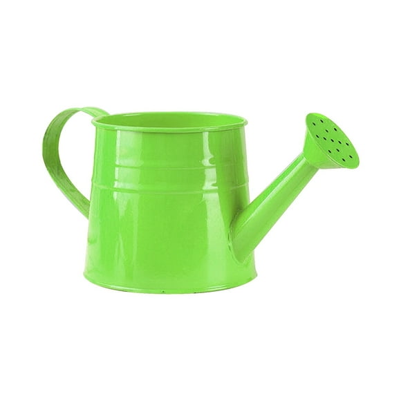Watering Can - Small Watering Can Outdoor Gardening Tool Accessories - Metal Watering Can Indoor Garden Flower Shower Can - Green