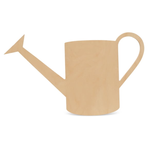 Watering Can Wood Cutouts 18 x 10-1/2, Pack of 3 Unfinished Wood Cutouts to Paint for Easter Spring Crafts, DIY Spring Decorations, and DIY Nature-Themed Décor, by Woodpeckers