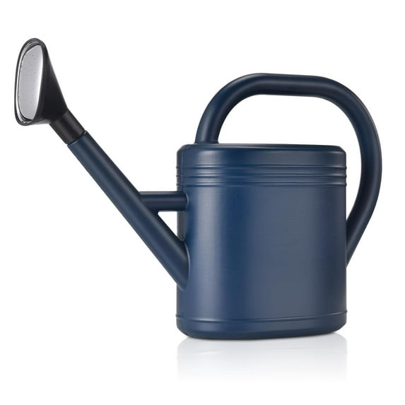 Watering Can for Indoor Plants, Garden Watering Cans for Outdoor Plant House Flower, Modern, Large Long Spout with Sprinkler Head 1 Gallon, Blue