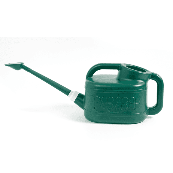 Watering Can 2 Gallon Plastic Watering Can Outdoor for Garden Flower Long Spout Water Can for Indoor Plants Gardening(Deep Green)