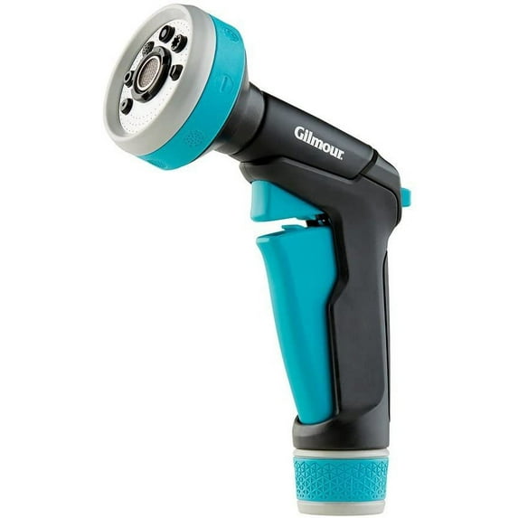 Gilmour Watering Nozzle Front Trigger - Heavy Duty Adjustable Flow - Multicolor