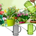 thumbnail image 1 of Watering Pot, Long Mouthed Watering Can, Garden Watering Pot, Durable Plastic, Indoor Outdoor Use, Perfect for Houseplants, Easy to Pour, Gardening Accessories, Watering Tool, Ihhxbz | Green, 1 of 8