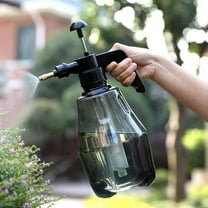 Watering Spray Bottle 1500ml, High Pressure Garden Sprayer, Adjustable Nozzle 360° Rotating, Plant Mister for Indoor Outdoor Flowers Cleaning, Portable Watering Can with Transparent Body