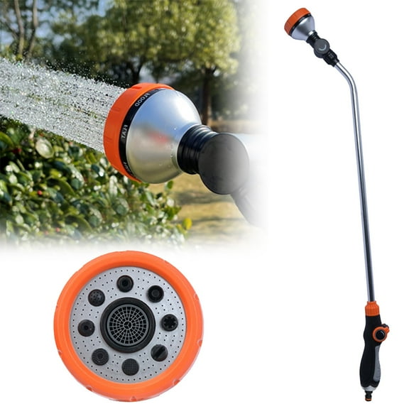 Watering Wand, Garden Hose Wand Sprayer With 8 Spray Patterns And Thumb Flow Control, Adjustable Nozzle Long Reach Watering Tool For Hanging Baskets Shrubs Lawn Garden