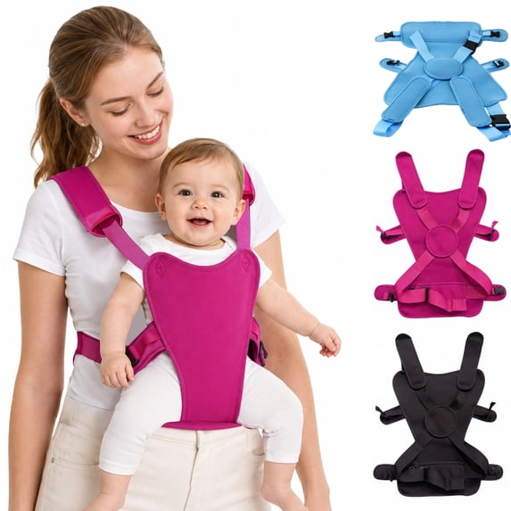 Waterland Baby Carrier for The Pool – Neoprene Baby Water Carrier, Adjustable Swim Carrier for Infant to Toddler, Lightweight & Breathable for Summer (Hot Pink)