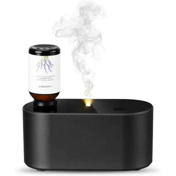 Waterless Diffuser for Home Essential Oil Diffuser, Aromatherapy Diffuser, Portable Scent Diffusers, 3 Mist Modes, Cycle Start for Bedroom, Office Studio 350-700 sq. ft Black