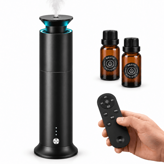 Waterless Diffuser for Large Room, Home & Office, Remote Control