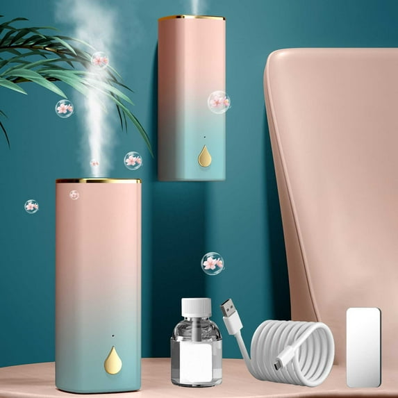 Waterless Diffusers for Essential Oils,Aromatherapy Diffuser with Battery Operated,Aromatherapy Atomizing Diffuser No Water & Portable & Smart & Cordless Design