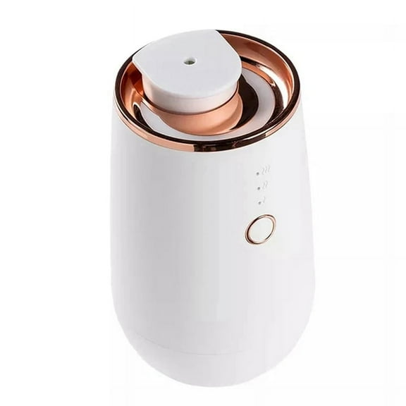 Waterless Essential Oil Aromatherapy Diffuser Office Desktop Portable Electric for Spa Home Mini Car Timing White