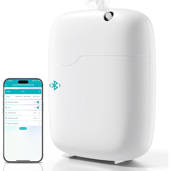 Waterless Essential Oil Diffuser - 3000 Sq.Ft Coverage, 400ml Capacity Scent Machine for Aromatherapy, App Control Cold Air Diffusers Hotel Home Office Large Room Gift Mom Her