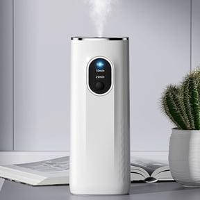 Essential Oil Nebulizing Diffuser, Waterless Design, 3 Timer Settings, Wall Mount & Freestanding Dual Use