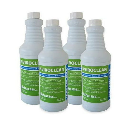 Waterless NviroClean Quart Urinal Cleaner (Set of 4)