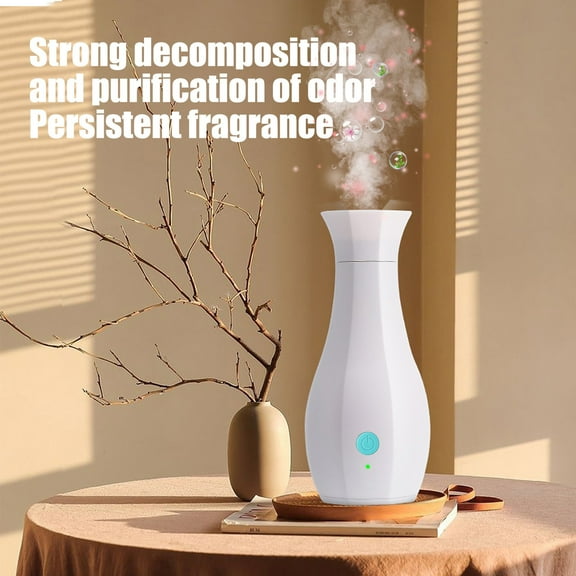 Waterless Oil Diffuser, Plastic Aroma Diffuser for Home, Office & Hotel - Quiet, Compact 16.5x7x5cm, Ideal for Relaxation & Humidification Blue