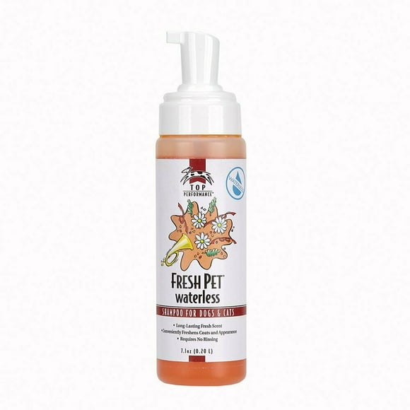 Waterless Pet Shampoo Foam Rinse less Dog Grooming 7.1oz Bottle Choose Scent (Fresh Pet)