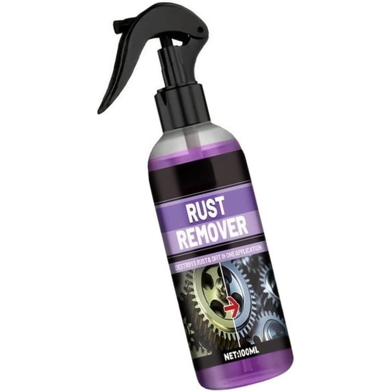 Waterless Rust Remover Spray, Automotive Metal Surface Cleaner for Paint Safe Use