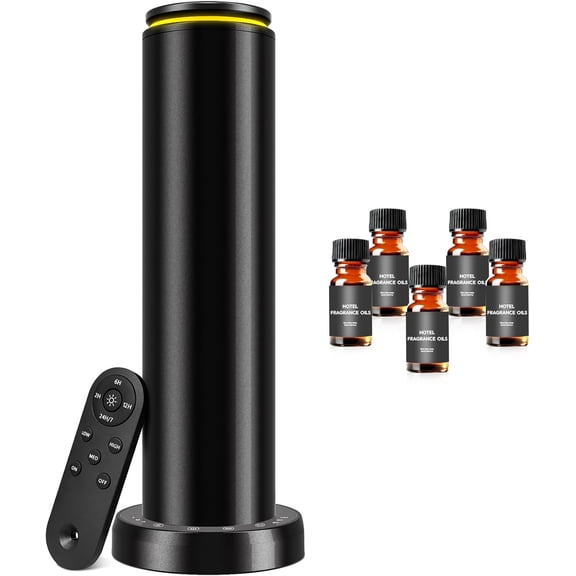 Waterless Scent Diffuser Starter Kit - 2000 Sq Ft Coverage,Hotel Collection Diffuser with Remote/LED Light,Suitable for Home, Office, Hotel