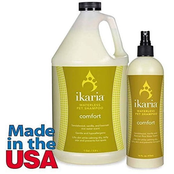Waterless Shampoo for Dogs & Cats Healing Agents Calm Dry Itchy Flaky Skin Coats (16 ounce)