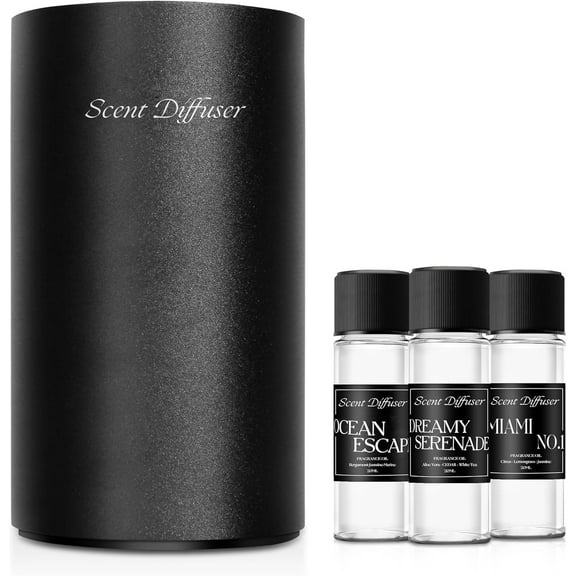 Waterless essential Oil Diffuser Starter Kit - No water required, battery-powered mini scented air machine