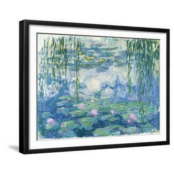 Waterlilies, 191619, Botanical Scenic Framed Art Print Wall Art by Claude Monet Sold by Art.Com