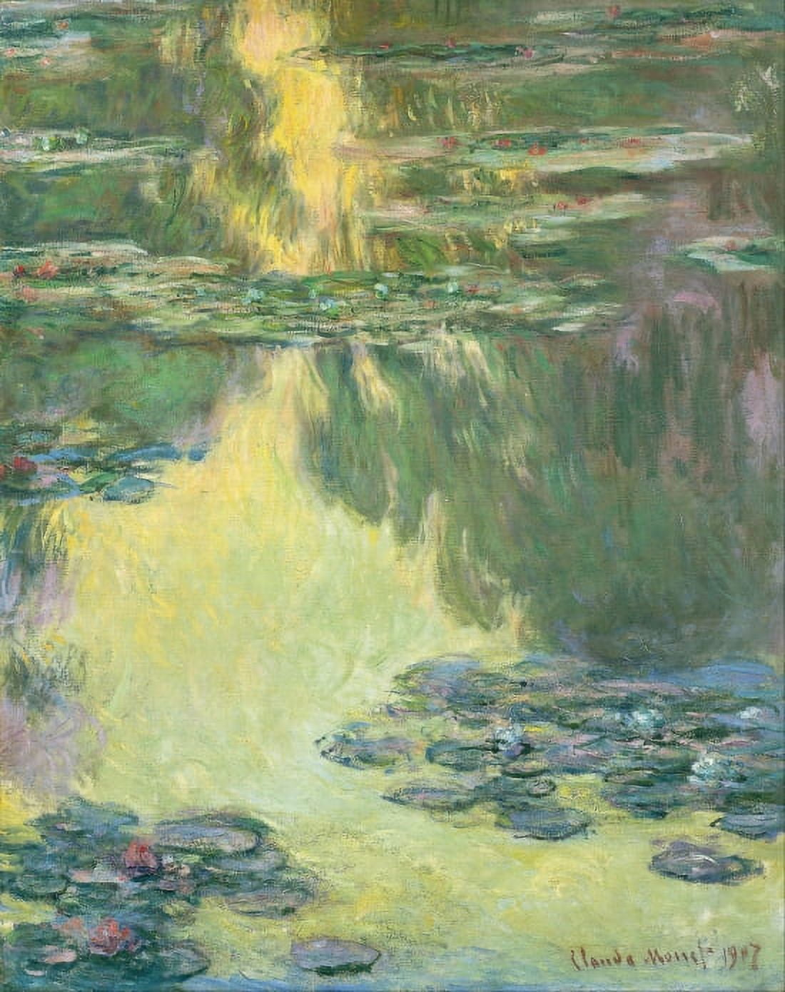 Waterlilies Canvas Art - Claude Monet (18 x 24)