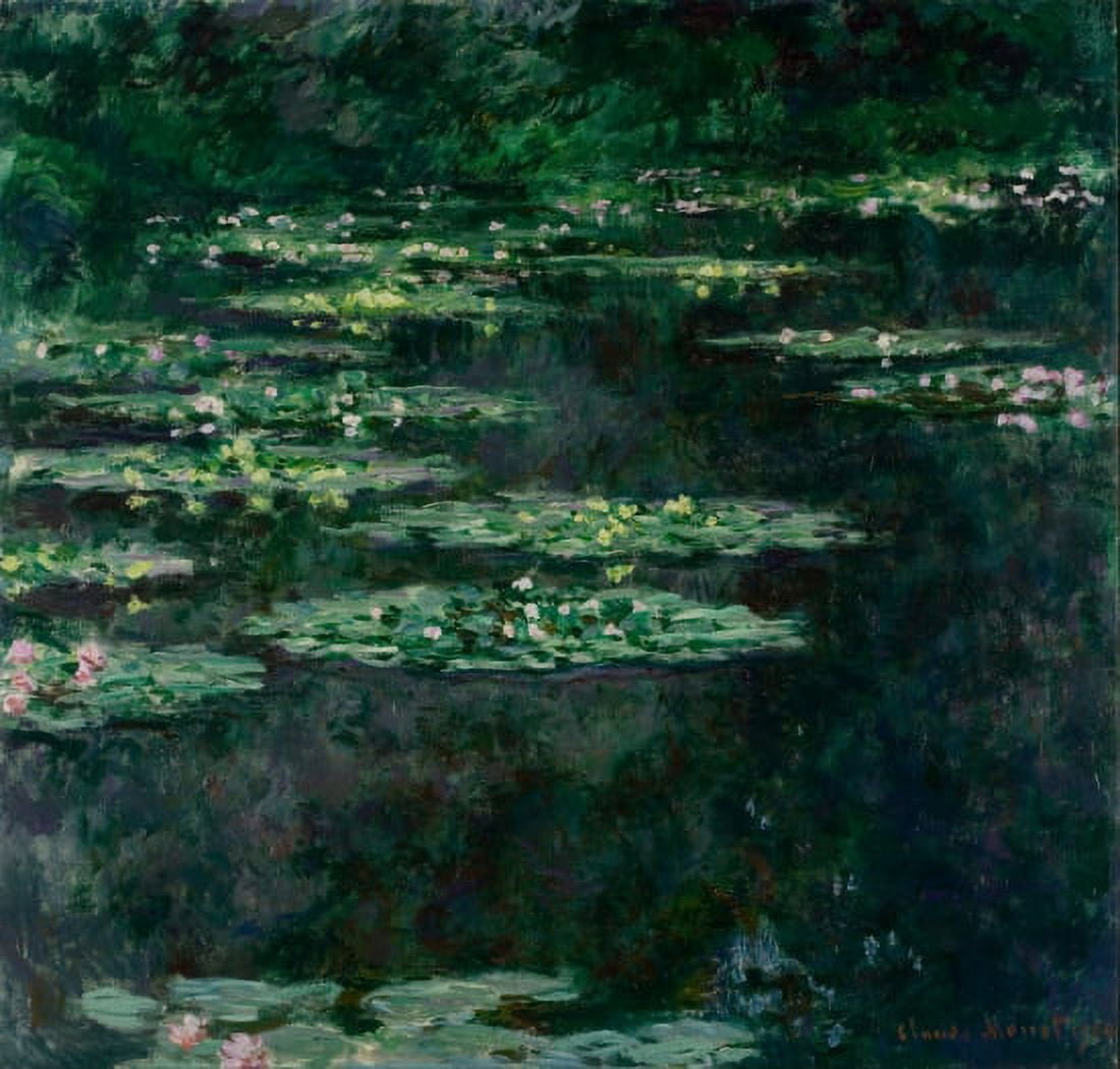 Waterlilies Canvas Art - Claude Monet (24 x 36)