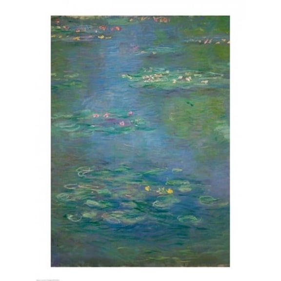 Waterlilies Detail 1903 Poster Print by Claude Monet - 18 x 24 in.