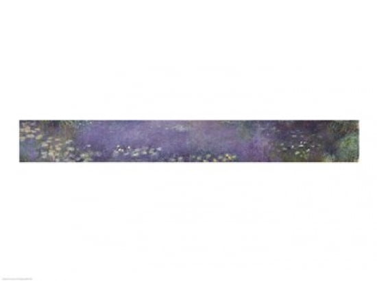 Waterlilies Morning 1914-18 Canvas Art - Claude Monet (36 x 24)