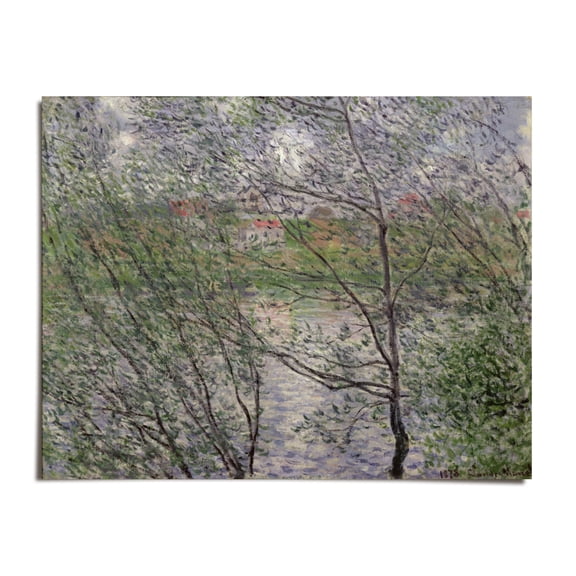 Waterlilies With Reflections Of A Willow Tree, 1916-19 Photograph - Claude Monet - 9x12 - Wall Art Print - UNFRAMED