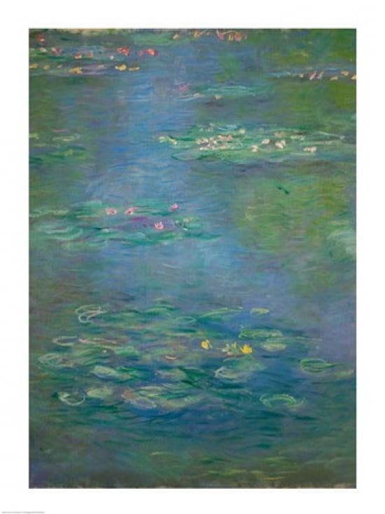 Waterlilies detail 1903 Canvas Art - Claude Monet (18 x 24)